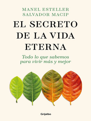 cover image of El secreto de la vida eterna